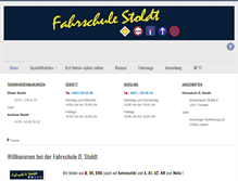 Tablet Screenshot of fahrschule-stoldt.de